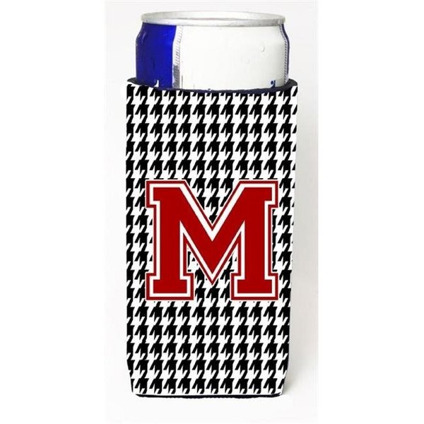 Carolines Treasures Carolines Treasures CJ1021-MMUK Houndstooth Letter M Michelob Ultra s For Slim Cans CJ1021-MMUK